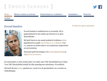 Tablet Screenshot of ewoudsanders.nl